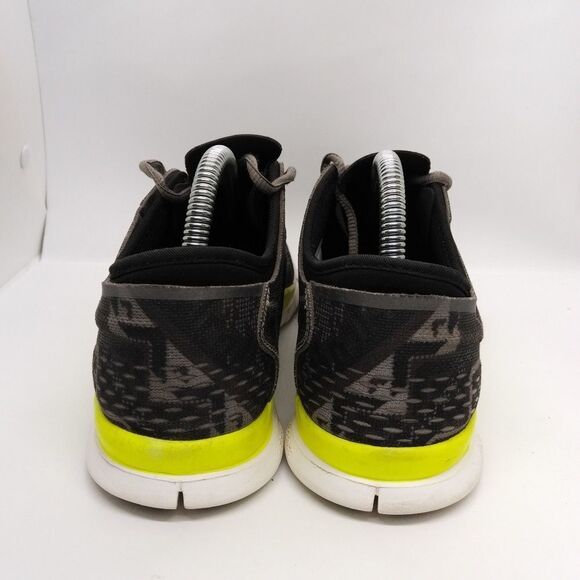 Nike Free 5.0 TR Fit 4 Running Sneakers Women\'s Size 9.5 Black, Grey, Neon Green